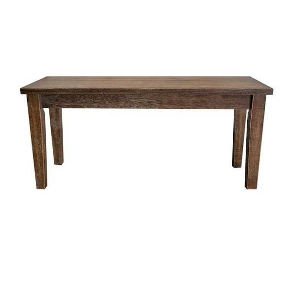 Best Master Furniture Best Master Furniture Mindy Bench Only Mindy Transitional Antique-Style Natural Oak Dining Room Bench Mindy Bench Only - main